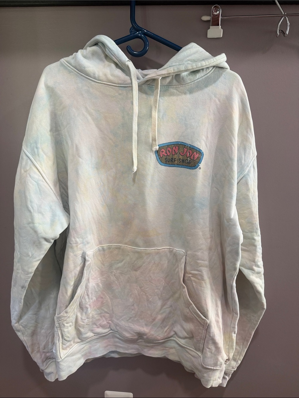 Ron Jon Orlando Oversized Tie-Dye Pullover Hoodie XL